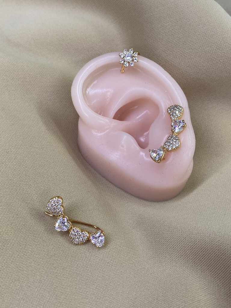 Orejera Heart Circones